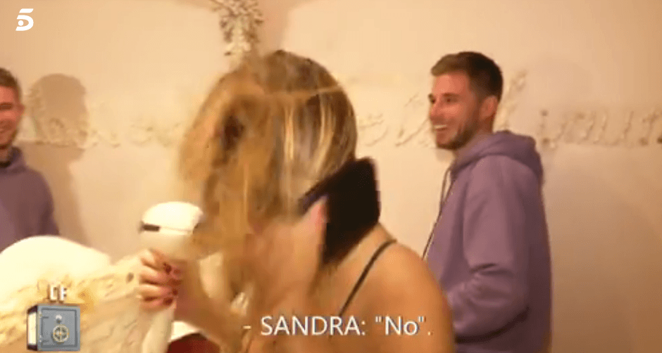 Sandra dijo no a la fiesta de Samira