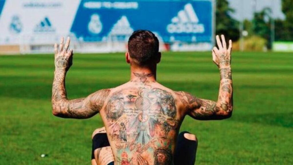 Sergio Ramos tatuado
