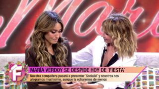 Maria Verdoy se despide con lagrimas de Emma Garcia y