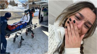 Marta Diaz sufre un accidente en Los Alpes y es