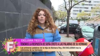 Sofia Cristo apoya a su madre despues de las recientes