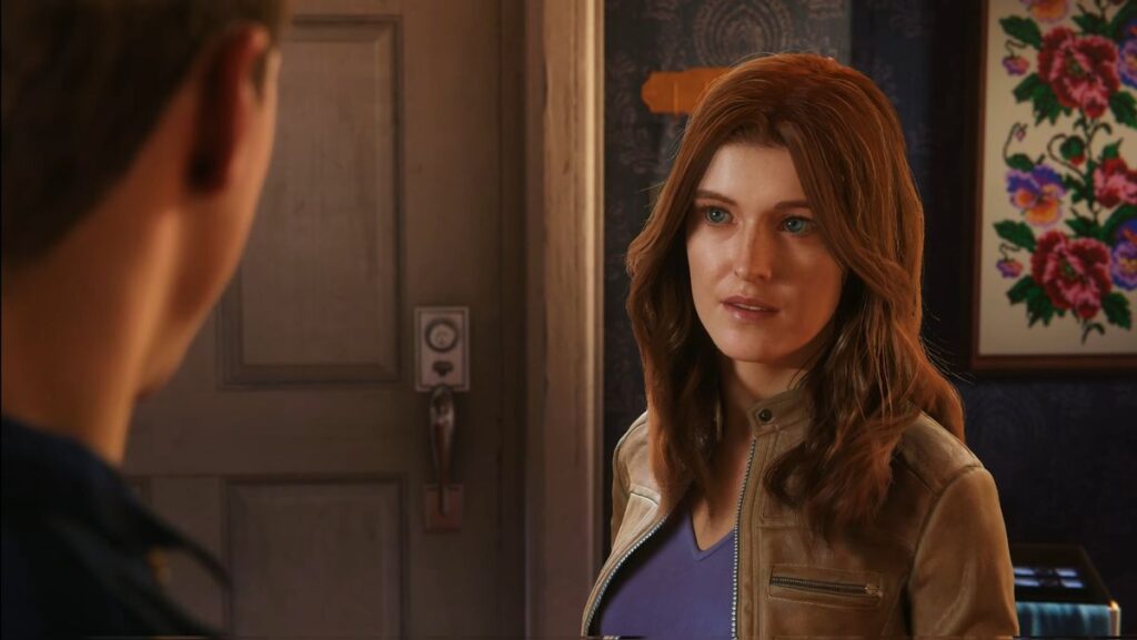 La modelo facial de Mary Jane en Marvels Spider Man se